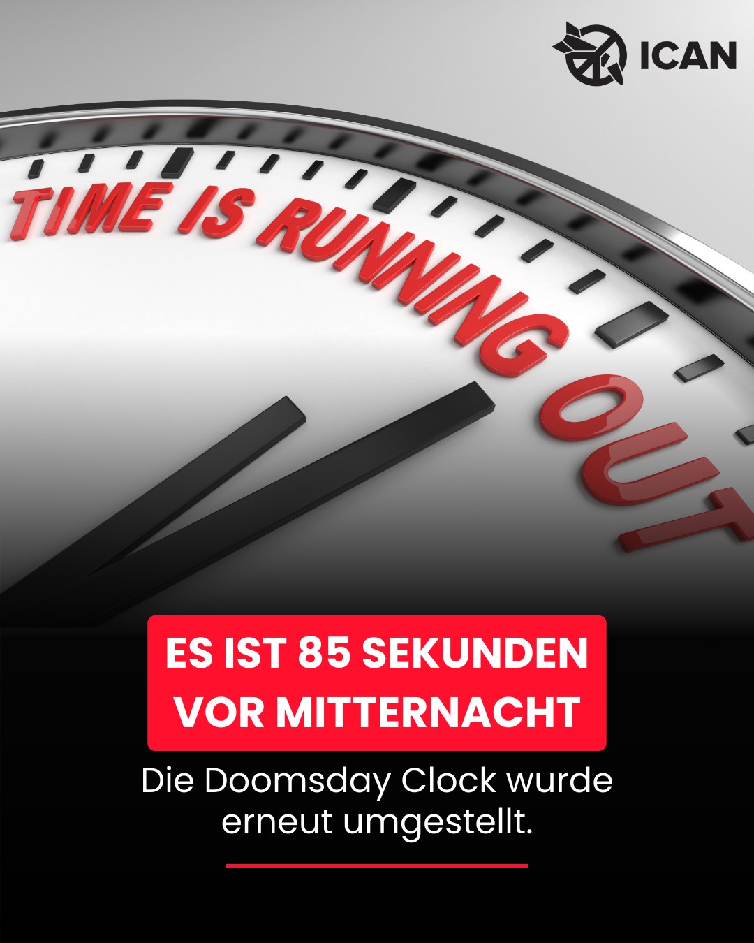 85 Sekunden vor Zwölf